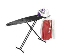 JATA HOGAR TP520 - Tabla de Planchar Plegable Ajustable en Altura, Medidas 123 x 40 cm, Estructura Termocalada, Funda 100% Algodón, Reposa Planchas, Varias Alturas, Fabricación europea