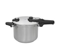Jata HOLL2226 - Olla a Presión Rápida 6 litros, Acero Inoxidable, Apta para todas Cocinas Incluida Inducción, Diámetro 24 cm