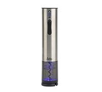 Jata HVIN2201 - Abridor de Vino Eléctrico, Sacacorchos de acero inoxidable, Apto para cualquier tapón, Autonomía de 70 botellas, Carga USB (incluido) Incluye cortador de cápsulas
