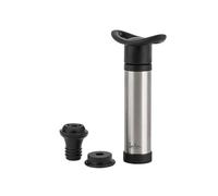 Jata HVIN2205 - Bomba Vacío Vino de acero inoxidable, Incluye 2 tapones de vacío de silicona y bolsa de vacío, Mantiene la calidad del vino durante más tiempo, Evita la oxidación