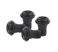 Jata HVIN2215 - Tapón Vino, Set de 4 tapones de silicona para hacer el vacío, Reutilizables, Cierre hermético, Mantiene la calidad del vino durante más tiempo