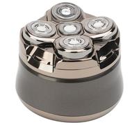 JATA JBMA1444 - Afeitadora Cabeza Hombre en Húmedo y en Seco. 5 Cabezales con 2 Niveles de Ajuste. Magnético. Impermeable. Batería Larga Duración 120 minutos