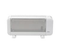 Jata JCRM1501 - Radiador Eléctrico Bajo Consumo de Mica. 1500 W. 2 Potencias: 750-1500 W. Para Baño. Compacto: 65 x 23 x 29,2 cm. Termostato Regulable. Máxima Seguridad. Muy rápido