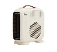 JATA JCTV1206 - Calefactor Bajo Consumo. Termoventilador Baño 2000 W. 2 Potencias. Ventilador. 2 Posiciones: Horizontal y Vertical. Antivuelco. Asa de Transporte. Compacto: 24 x 12,5 x 24 cm