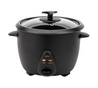 JATA JEAR2522 - Arrocera Eléctrica 2,2 Litros, 900 W, Cocedor de Arroz Automático con Función Mantener Caliente, Cubeta Antiadherente Extraíble, Tapa de Cristal, Incluye Vaso Medidor y Espátula