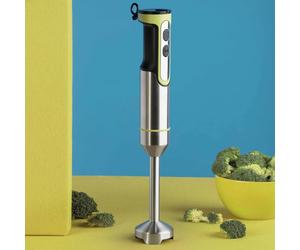 JATA - JEBT1788 licuadora Batidora de inmersión 1200 W Verde claro, Acero inoxidable