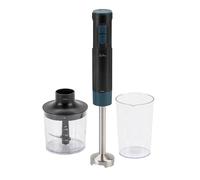 JATA JEBT1795 - Batidora de Mano Profesional 800 W | Cuchillas y Pie de Acero Inoxidable | Velocidad regulable y función TURBO | Incluye picadora y vaso medidor 600 ml | Fácil limpieza