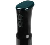 Batidora de inmersión Jata 500W 2 velocidades negro acero inoxidable picahielos turbo