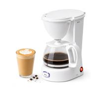 JATA JECA1752 - Cafetera de Goteo Eléctrica 8 Tazas, Jarra de Cristal 750 ml, Filtro Permanente con Cuchara Dosificadora, Placa Calefactora, Apagado Automático, 650 W