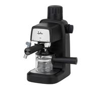 Jata JECA2201 - Cafetera Espresso de Hidropresión 3,5 Bares, 2-4 Cafés, Espumador de Leche y Lanza de Vapor, Cafetera Compacta con Jarra de Cristal 240 ml, Desconexión Automática, 800 W