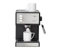 JATA JECA2525 - Cafetera express 20 bares 850 W | Brazo con doble salida y filtro para 1 o 2 cafés | Vaporizador para espumar leche y hacer cappuccinos | Calienta tazas | Depósito extraíble 1,8 L
