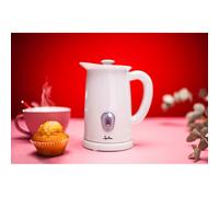 JATA JECL1820 - Calentador de Leche de 240 ml de capacidad. Mantiene temperatura a 65 grados. Base giratoria. Jarra sin cable. Desconexión automática