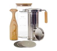 JATA JEEM2450 - Máquina para Leche Vegetal Casera, Zumo, Sopa, Caldos Caseros, Sopas, …Tritura, Filtra y Emulsiona. Filtro de Acero Inoxidable. Emulsionizer