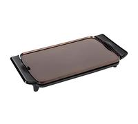 Jata JEGR0550 Plancha de Asar SENSE, Antiadherente, Resistencia al rayado, 2500 W, Medidas 46 x 28 cm, Resistencia en forma M, Fabricada en España, Fácil limpieza, Bandeja recogesalsas