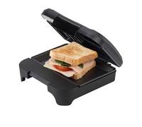 JATA JEGR1165 - Grill de asar doble 750 W | Parrilla eléctrica compacta con placas antiadherentes 21 x 14 cm | Termostato regulable | Libre de PFOA | Fácil limpieza y almacenaje vertical | Cocina sana