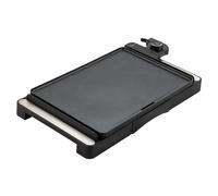 JATA JEGR1246 - Plancha de Cocina 2000 W. Superficie: 35,6 x 25,4 cm. Antiadherente. Libre de PFOA. Muy resistente al rayado. Fácil Limpieza. Bandeja recogegrasas.