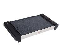 JATA JEGR3000 - Plancha de Asar Eléctrica 48x32 cm 2300W, Grill Eléctrico Antiadherente Pfluon Granite Black, Temperatura Constante, Control Digital, Cocina Saludable Sin PFOA