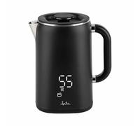 JATA JEHA1575 - Hervidor Agua Electrico. Capacidad: 1.7 L. 5 Temperaturas. 1500 W. Máxima rapidez. Base giratoria 360º. Pantalla LED. Libre de BPA. Fácil Limpieza. Jarra sin Cable