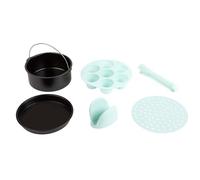 Jata JESA2090 - Accesorios para freidora de aire sin aceite de 4 o más litros. Antiadherentes. 6 piezas. Sin BPA. Fáciles de limpiar