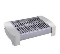Jata JETT0201 - Tostadora Pan Horizontal pequeña. 2 Resistencias de cuarzo. Bandeja recogemigas extraíble. 300 W. Fácil almacenaje: 34 x 19 x 7 cm