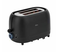 Jata JETT1262 - Tostadora 2 Ranuras Anchas 750 W, 7 Niveles de Tostado, Centrado Automático, Función Descongelar y Mantener Caliente, Apagado Automático, Bandeja Recogemigas, Tapa Protectora