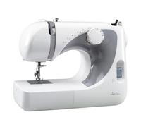 JATA JSMC5217 Maquina de Coser con 13 Diseños de Puntada, Pespunte y Zigzag. Ojal en 4 Tiempos con Pedal Portátil. Incluye accesorios. Diseño Compacto. Bajo Peso