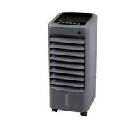 JATA JVAC2002 - Climatizador Portátil, Purificador y Humidificador. Enfriador de aire. Evaporativo. 3 velocidades. 4 L. Acumuladores para hielo. Silencioso Gris