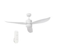 Jata JVTE4231 - Ventilador de Techo con Luz. 6 velocidades. Con mando a distancia. Programable. Bajo consumo. Muy silencioso. Uso: invierno/verano