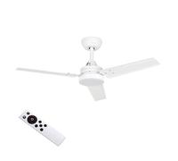 Jata JVTE4233 - Ventilador de Techo con Luz. 6 velocidades. Con mando a distancia. Programable. Bajo consumo. Muy silencioso. Uso: invierno/verano