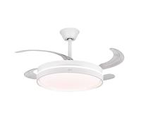 Jata jvte4242 - ventilador de techo con luz led y wifi, aspas retráct