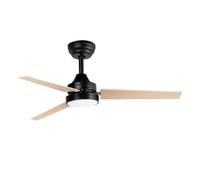 JATA JVTE4250 - Ventilador de Techo con Luz y Mando a Distancia. 40 W. Silencioso. 3 aspas Ø106 cm. 6 Velocidades. 3 Temperaturas de Luz. Función Verano-Invierno. Temporizador. 10234, 2 m3/h