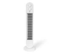 JATA JVVT3043 - Ventilador de Torre Silencioso 79 cm, Motor 100% Cobre, 45 W, Oscilante, Temporizador 120 Minutos, 3 Velocidades, Bajo Consumo, Ventilador para Dormitorio, Salón y Oficina