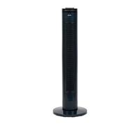 JATA JVVT3044 - Ventilador de Torre con Temporizador y Mando a Distancia. 45 W. 3 Velocidades. 3 Modos: normal, brisa, noche. Altura: 81 cm. Oscilante. 1080 m3/h. 53 dB. Silencioso. Bajo consumo