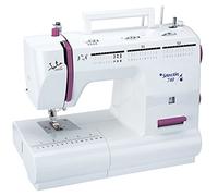 Jata MC740 Máquina de Coser con 66 Diseños de Puntada Pespunte y Zigzag Ojal en 4 Tiempos Con pedal Con Asa para un Fácil Transporte Una Máquina de Coser Portatil Gracias a su Peso de 7,1 kg