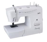 Jata MC744 Máquina de Coser con 33 Diseños de Puntada Pespunte y Zigzag Ojal en 4 Tiempos Con Pedal Electrónico para Control de Velocidad Juego Completo de Accesorios