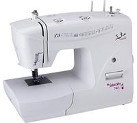 Jata MC744 Máquina de Coser con 33 Diseños de Puntada Pespunte y Zigzag Ojal en 4 Tiempos Con Pedal Electrónico para Control de Velocidad Juego Completo de Accesorios