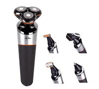 Jata MP34B Corta Barba Afeitadora 5 en 1 con Cabezales Extraíbles para Una Fácil Limpieza Recargable en 2 Horas Precisión de corte Incluye Accesorios