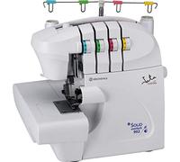 Jata OL902 Remalladora Electrónica de 2, 3 y 4 Hilos para 1 ó 2 Agujas Cortado Lateral Con Pedal Lámpara LED Integrada Juego Completo de Accesorios Bolsa para Guardar