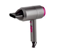 Jata SC43B Secador de Pelo Compacto con Dos potencias, Concentrador de Aire extraplano, 2000 W, Pulsador de Fase fría instantánea, Filtro Posterior extraíble, Ligero y ergonómico