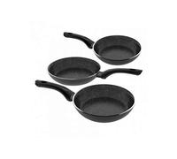 Jata SF1182226 - Set 3 Sartenes Inducción Antiadherente 18/22/26 cm, Aluminio Forjado, Apta para Todas Cocinas Incluida Inducción, Libre PFOA, Antiadherente Stonite