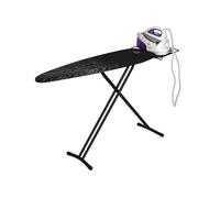 JATA HOGAR TP520 - Tabla de Planchar Plegable Ajustable en Altura, Medidas 123 x 40 cm, Estructura Termocalada, Funda 100% Algodón, Reposa Planchas, Varias Alturas, Fabricación europea