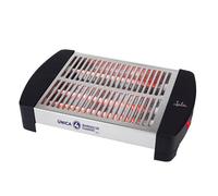 JATA TT589NG - Tostador Horizontal Tradicional, Tostador de Pan Plano Acero Inoxidable, 4 Resistencias de Cuarzo, Gran Superficie para Pan, Bollería y Repostería, 550W