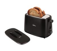 JATA TT631 - Tostador con dos ranuras extra anchas. Con selector electrónico de tostado. 6 posiciones. Cuerpo toque frío. Tapa protectora. Bandeja recogemigas. Centrado automático del pan
