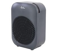 JATA TV55G - Calefactor Eléctrico con Termostato Ajustable. 2000 W. 2 Potencias de Calor y Ventilador. Calentamiento Rápido. Antivuelco. Protección Sobrecalentamiento. Color Gris