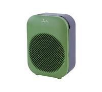 JATA TV55V - Calefactor Eléctrico con Termostato Ajustable. 2000 W. 2 Potencias de Calor y Ventilador. Calentamiento Rápido. Antivuelco. Protección Sobrecalentamiento. Color Verde