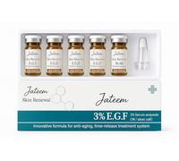 JATEEM Ampollas EGF Serum 5 ml x 10 unidades Factor de crecimiento epidérmico OLIGOPÉPTIDO alta dosis rejuvenecedora de la piel reparación acné cicatrices arrugas quemaduras manchas concentrado