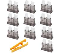 JatilEr 10 Piezas Fusibles, 12v Standard 2A, con Extractor de Fusible para Coche/Camper/Camión/Moto/Barco