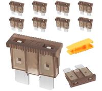 JatilEr 10 Piezas Fusibles, 12v Standard 7.5A, con Extractor de Fusible para Coche/Camper/Camión/Moto/Barco