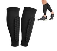 jatimdotin 1 par de Protectores Tibias de Fútbol, Espinilleras para Esquiar, Funda de Protección de Pantorrillas, Espinilleras para fútbol, Baloncesto, Deportes (Talla: M)