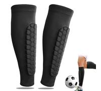 jatimdotin 1 par de Protectores Tibias de Fútbol, Espinilleras para Esquiar, Funda de Protección de Pantorrillas, Espinilleras para fútbol, Baloncesto, Deportes (Talla: S)
